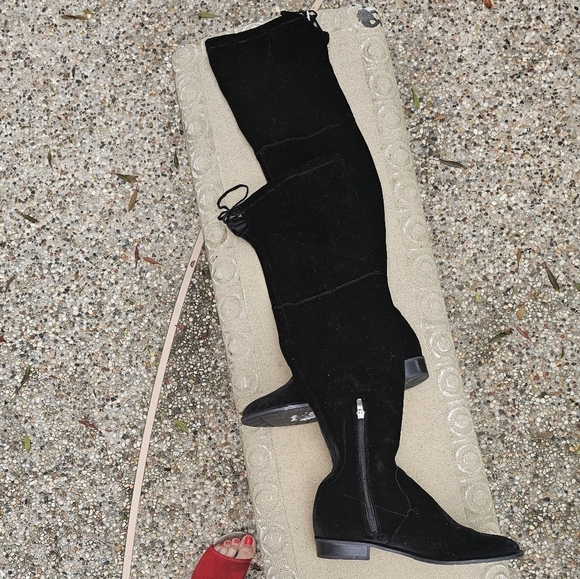 Mark Fisher Hulie velvet order the knee boots 8,5 - Picture 5 of 8